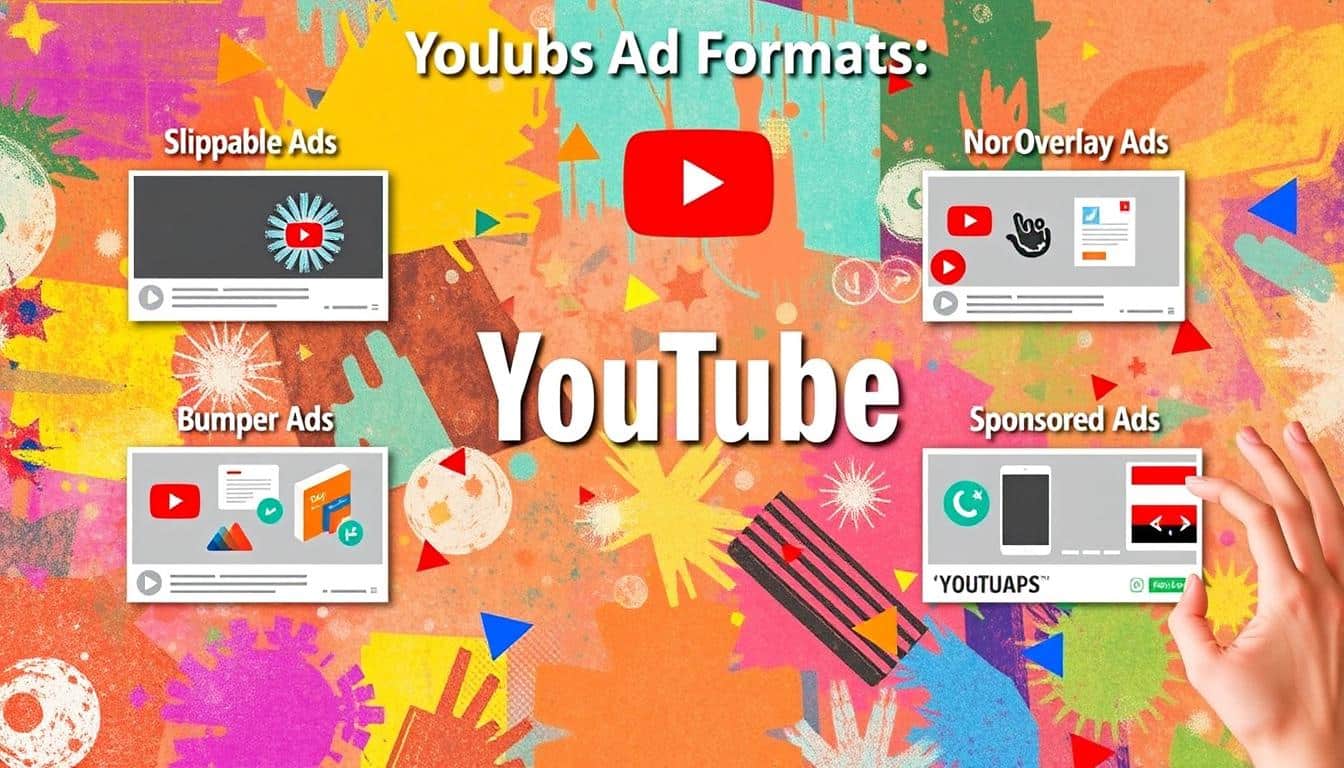 Colorful YouTube ad formats infographic atd-advertising